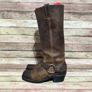 Frye Brown Leather 12R Harness